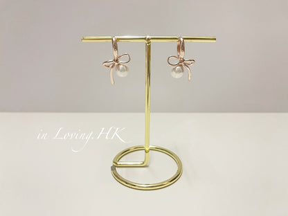 [Ready Stock] Bow Pearl Earrings KR2410ER06