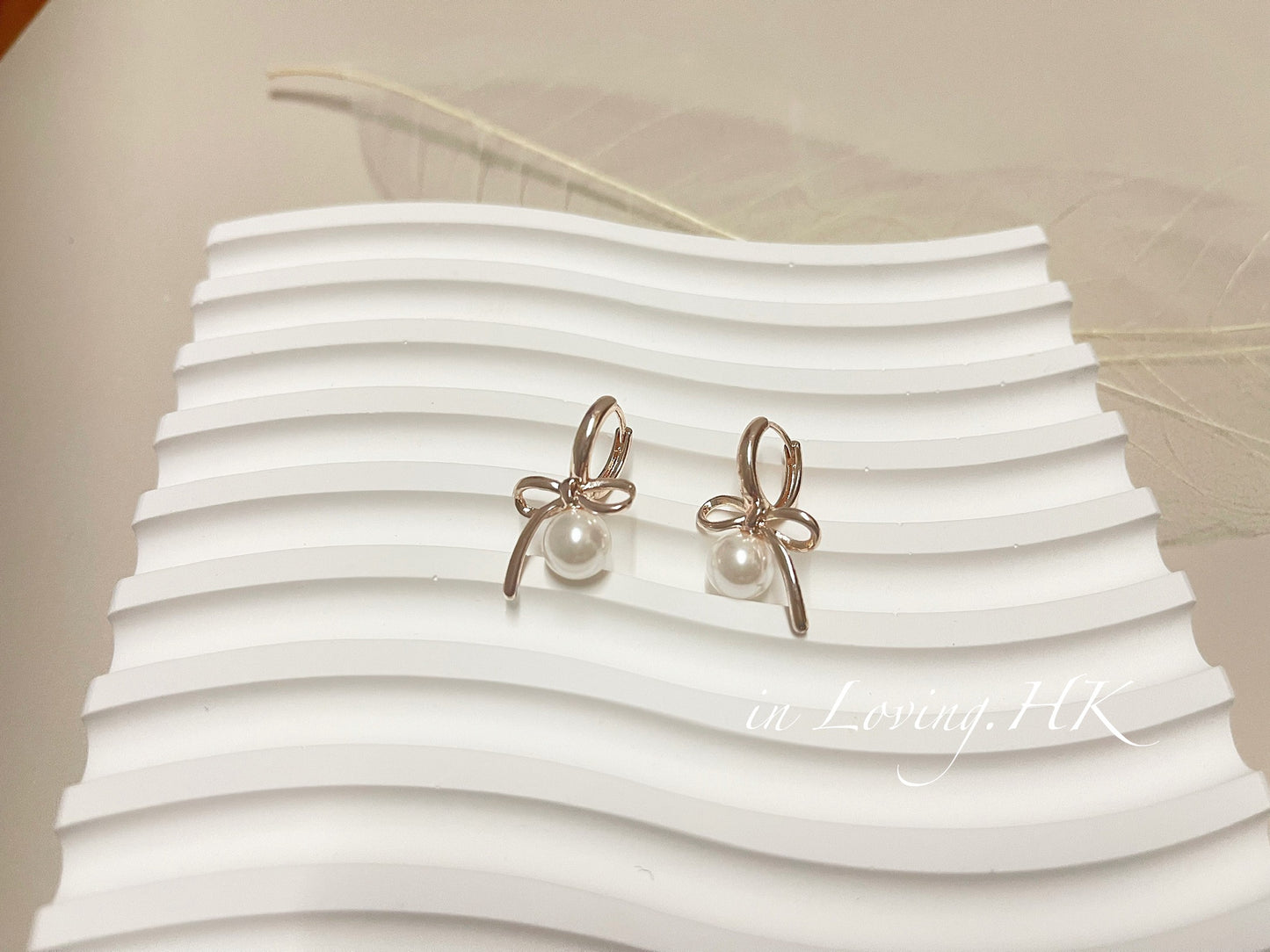 [Ready Stock] Bow Pearl Earrings KR2410ER06